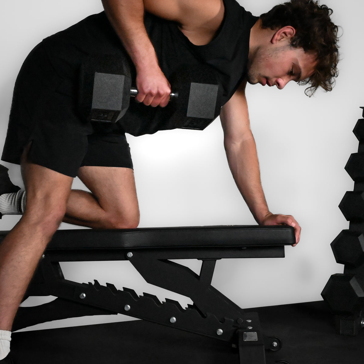 Commercial Hex Dumbbell Pairs 2.5kg-50kg