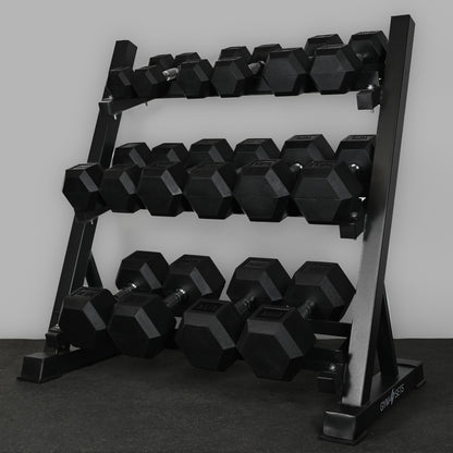 Commercial Hex Dumbbell Pairs 2.5kg-50kg