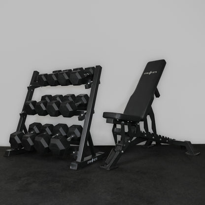 Commercial Hex Dumbbell Pairs 2.5kg-50kg