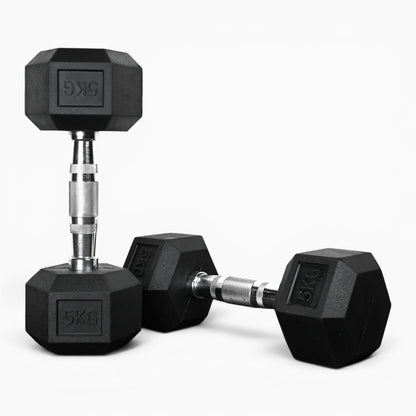 Commercial Hex Dumbbell Pairs 2.5kg-50kg
