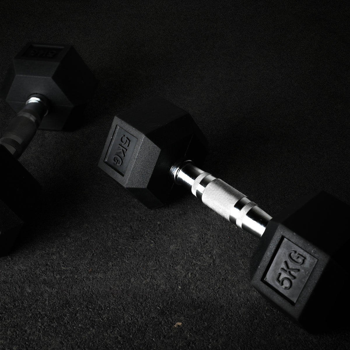 Commercial Hex Dumbbell Pairs 2.5kg-50kg