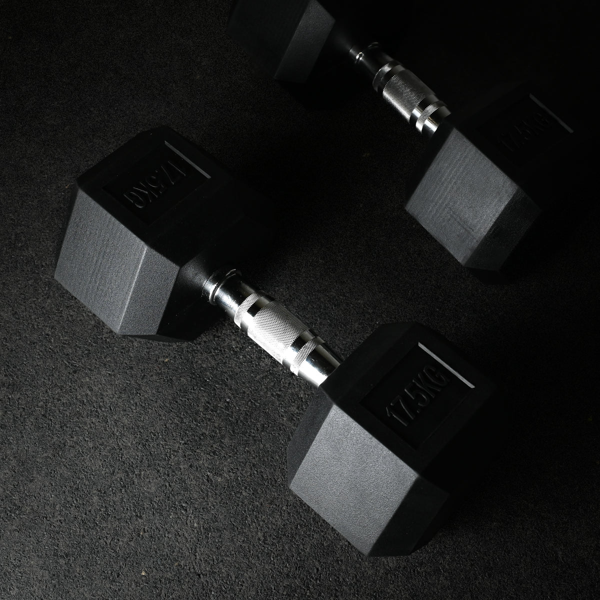 Commercial Hex Dumbbell Pairs 2.5kg-50kg