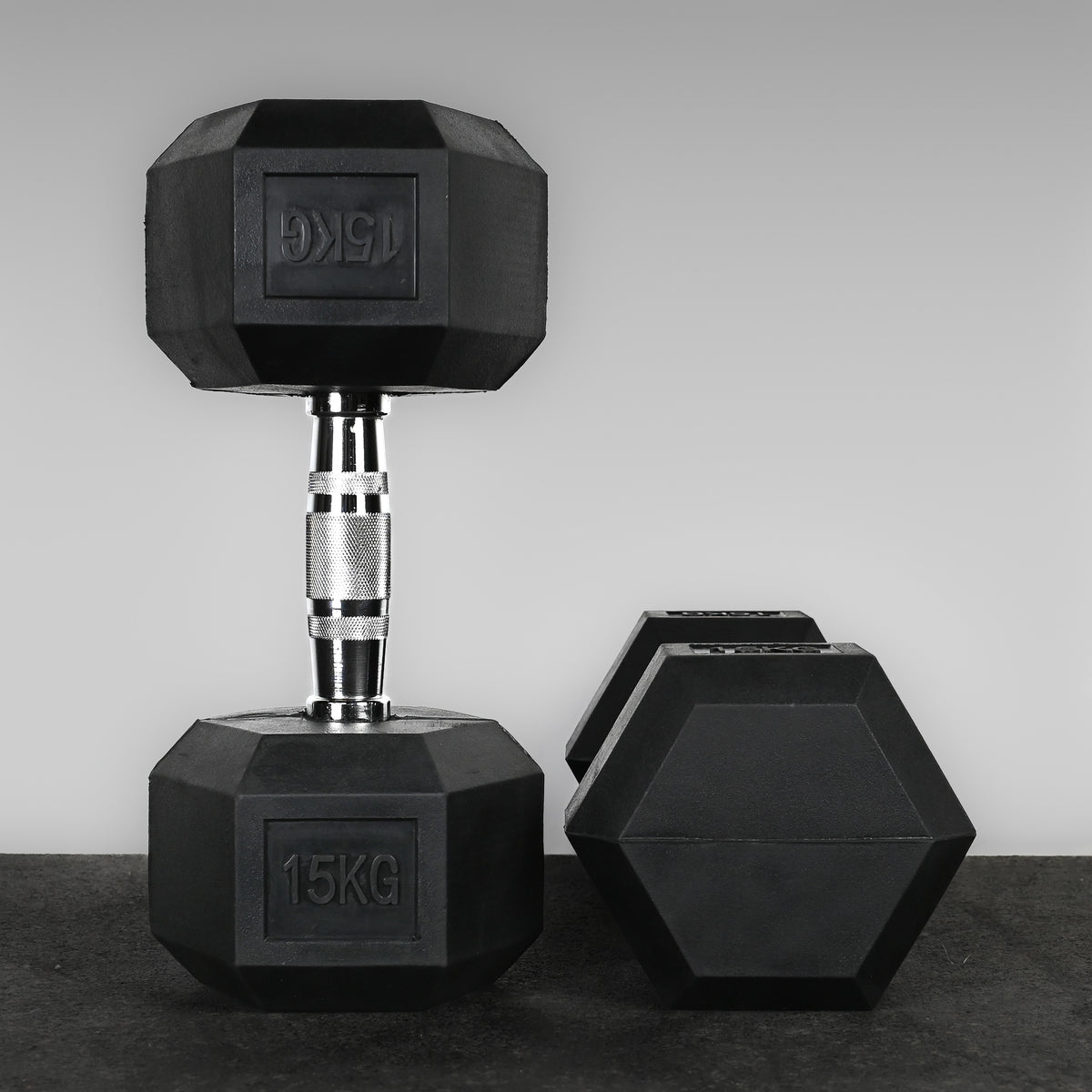 Commercial Hex Dumbbell Pairs 2.5kg-50kg