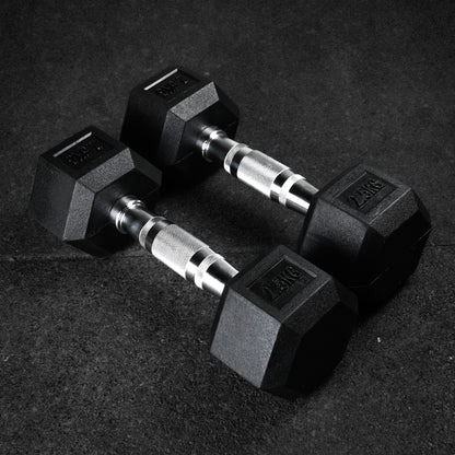 Commercial Hex Dumbbell Pairs 2.5kg-50kg