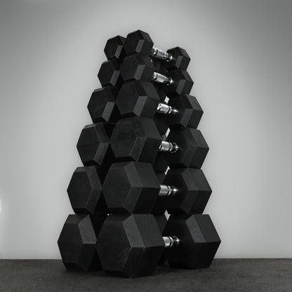 Commercial Hex Dumbbell Pairs 2.5kg-50kg
