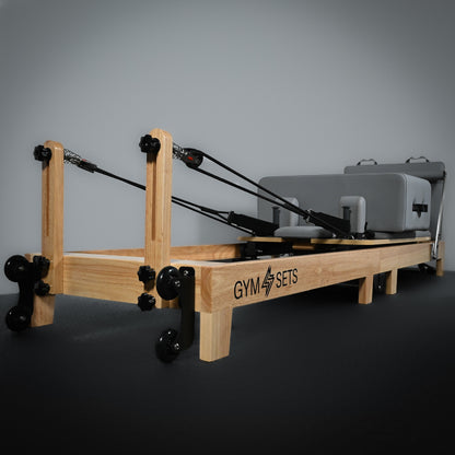 GymSets Studio Oak Reformer Pilates Machine