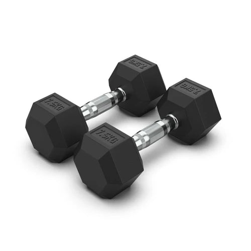 Commercial Hex Dumbbell Pairs 2.5kg-50kg