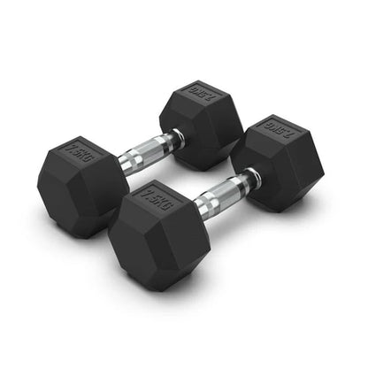 Commercial Hex Dumbbell Pairs 2.5kg-50kg