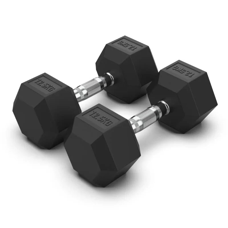 Commercial Hex Dumbbell Pairs 2.5kg-50kg