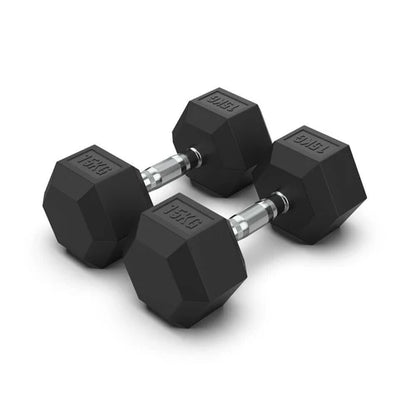 Commercial Hex Dumbbell Pairs 2.5kg-50kg