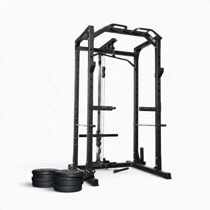 GymSets P100 Power Cage with Cable Machine