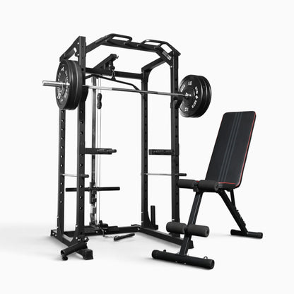 GymSets P100 Power Cage with Cable Machine