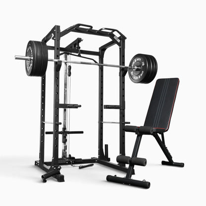 GymSets P100 Power Cage with Cable Machine