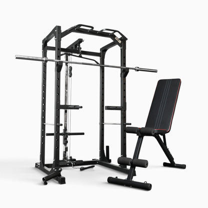 GymSets P100 Power Cage with Cable Machine