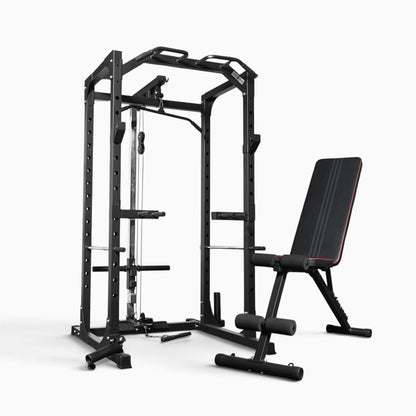 GymSets P100 Power Cage with Cable Machine