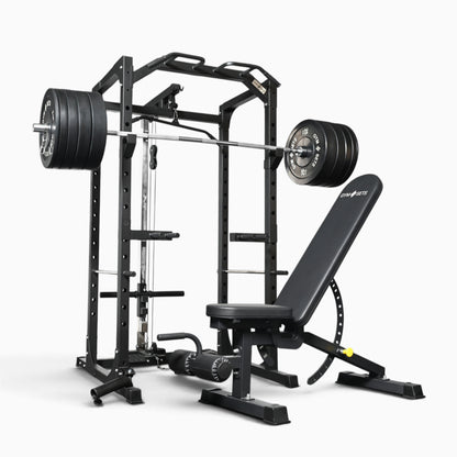GymSets P100 Power Cage with Cable Machine