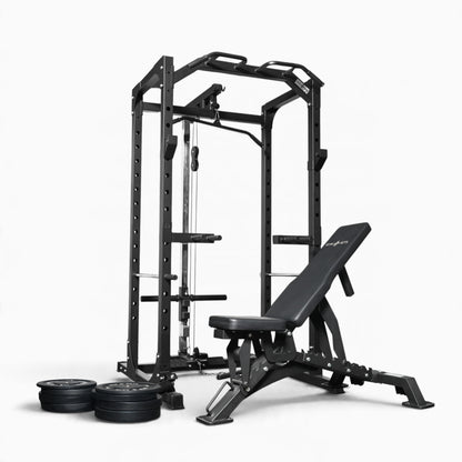GymSets P100 Power Cage with Cable Machine