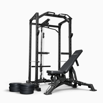 GymSets P100 Power Cage with Cable Machine
