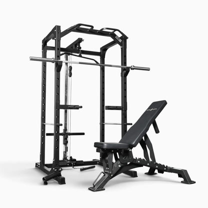 GymSets P100 Power Cage with Cable Machine