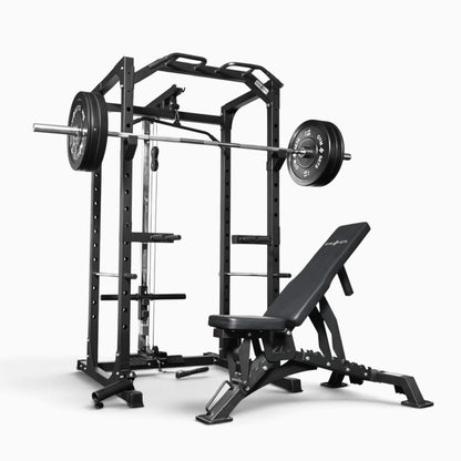 GymSets P100 Power Cage with Cable Machine