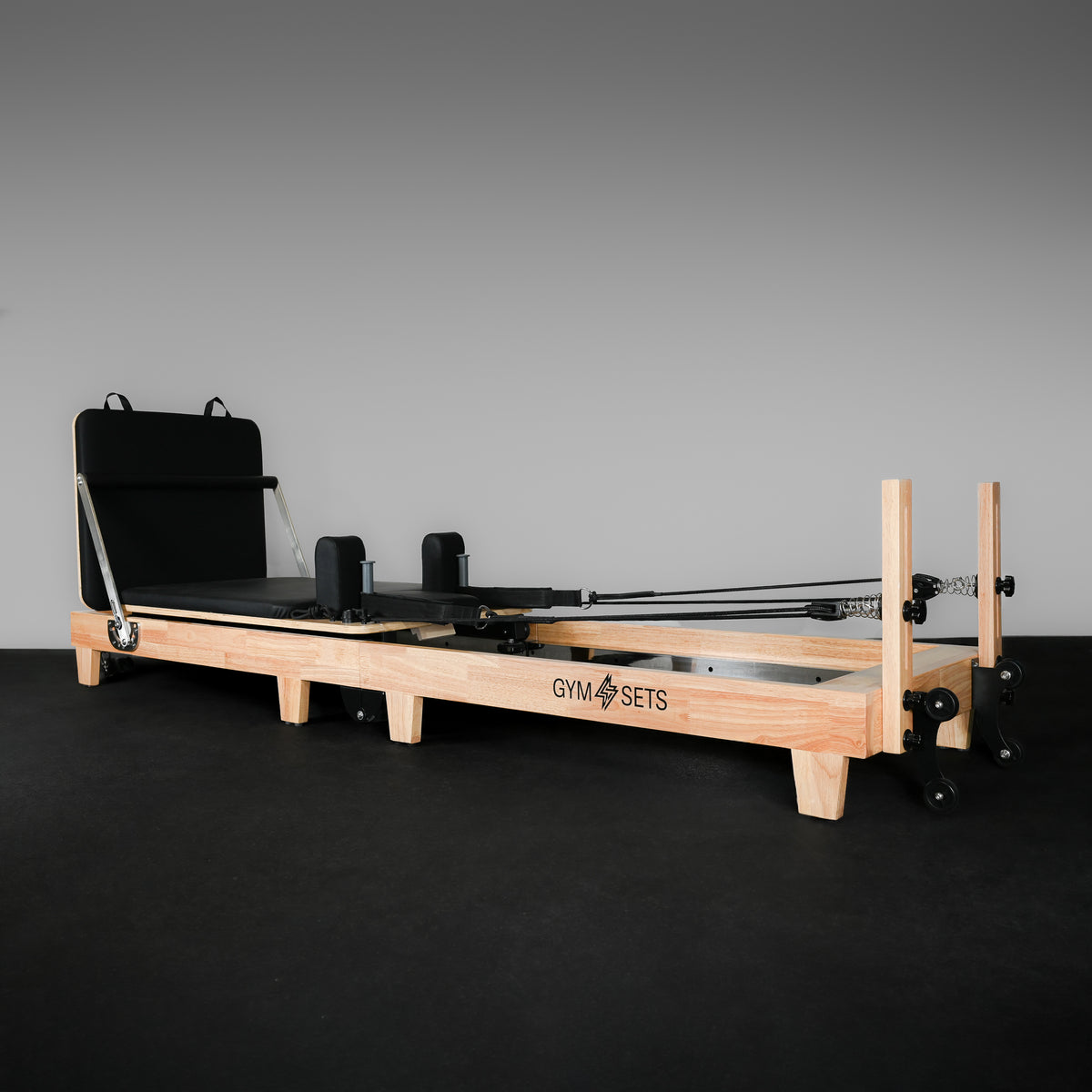 GymSets Studio Oak Reformer Pilates Machine